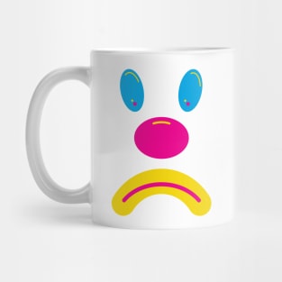 Sad Clown - Cyan Magenta Yellow Mug